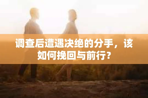 调查后遭遇决绝的分手，该如何挽回与前行？