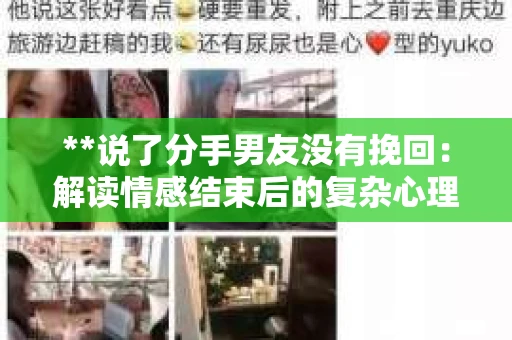 **说了分手男友没有挽回：解读情感结束后的复杂心理与现实**
