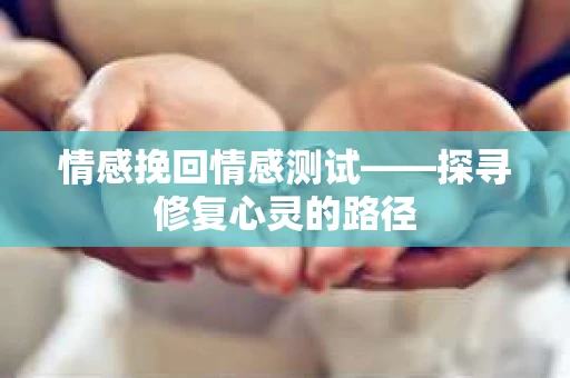 情感挽回情感测试——探寻修复心灵的路径