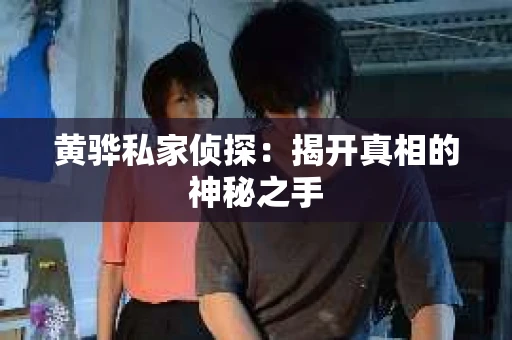 黄骅私家侦探：揭开真相的神秘之手