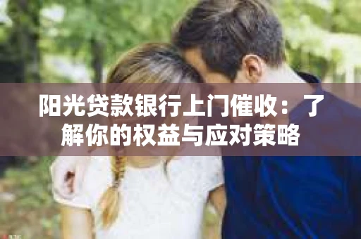 阳光贷款银行上门催收：了解你的权益与应对策略