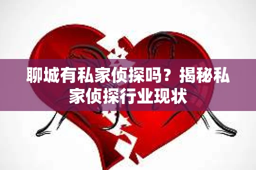 聊城有私家侦探吗？揭秘私家侦探行业现状