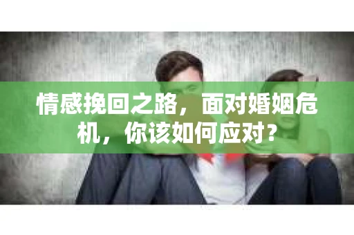 情感挽回之路，面对婚姻危机，你该如何应对？