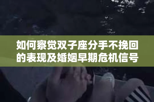 如何察觉双子座分手不挽回的表现及婚姻早期危机信号？