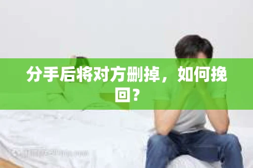 分手后将对方删掉，如何挽回？