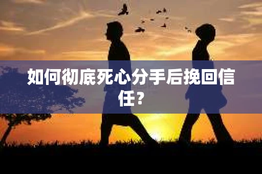 如何彻底死心分手后挽回信任？
