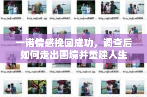 一诺情感挽回成功，调查后如何走出困境并重建人生