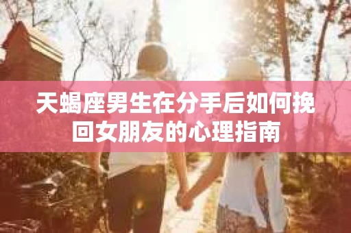 天蝎座男生在分手后如何挽回女朋友的心理指南